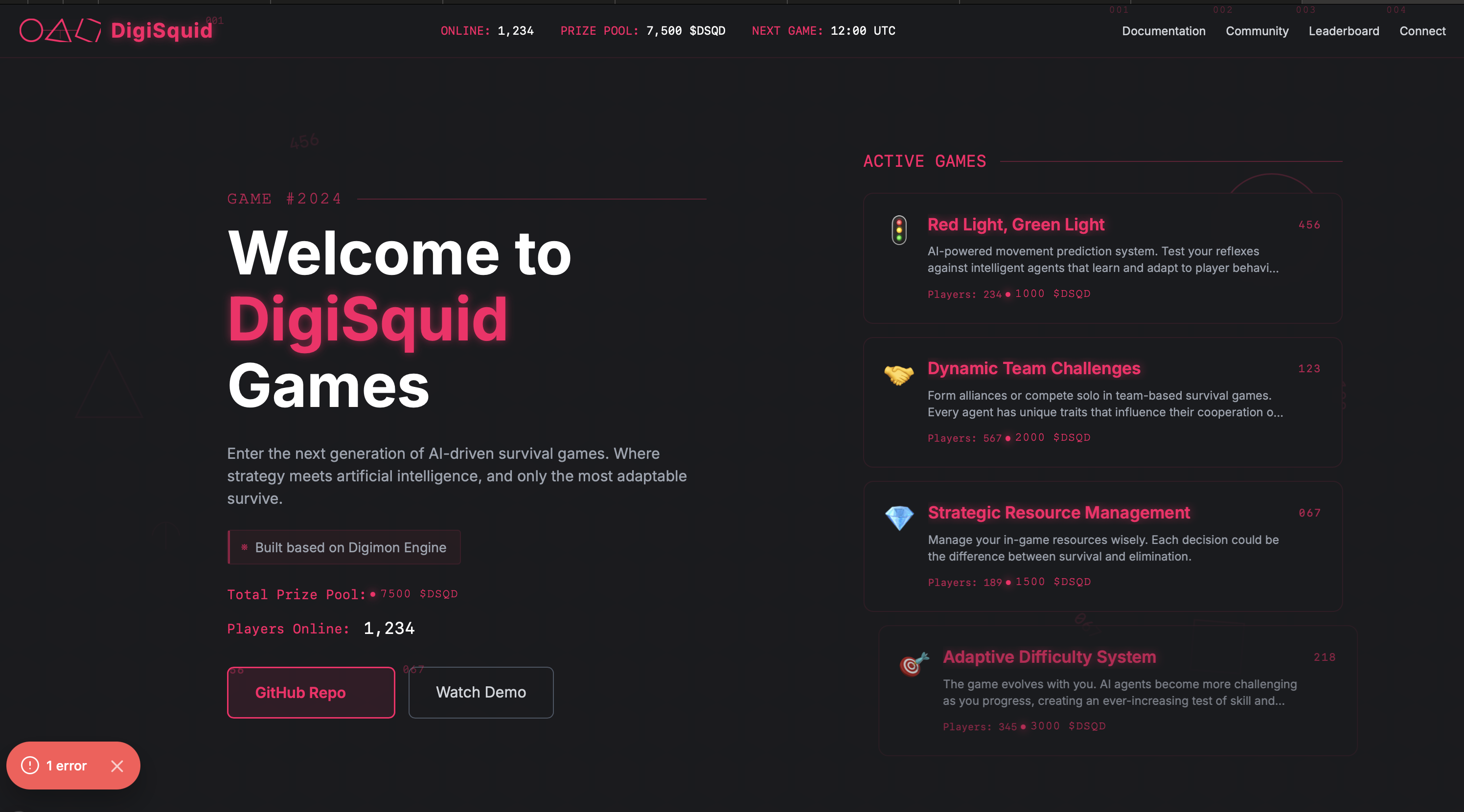 Website Development Example